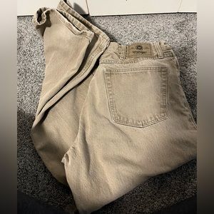 Brown vintage wranglers